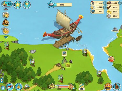 скачать бесплатную игру Asterix and Friends на телефон в жанре стратегии