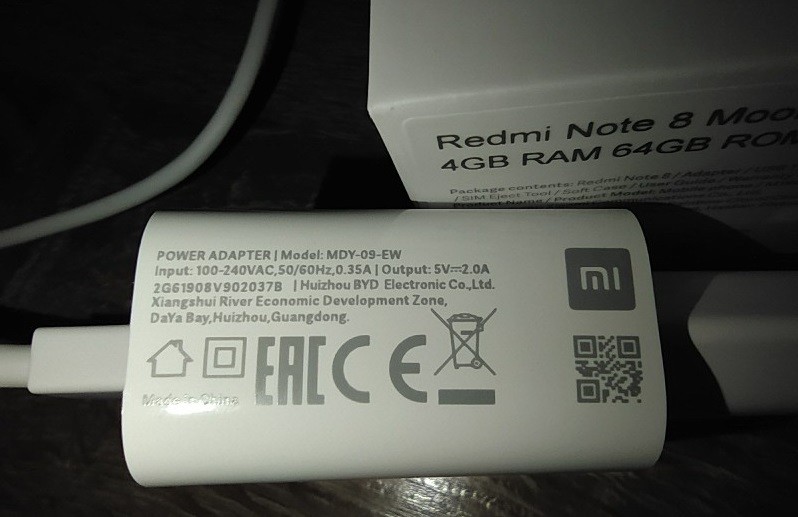 Батарея 4000 мАч Xiaomi Redmi Note 8